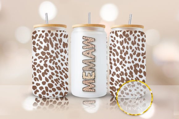 Animal Print Memaw Libbey Cup Wrap UVDTF Review