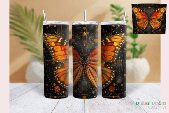 Butterfly Tumbler Wrap Monarch Wrap