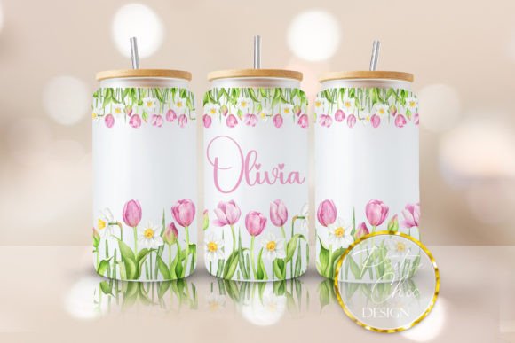 Custom Name Floral 16 Oz UVDTF Cup Wrap Review