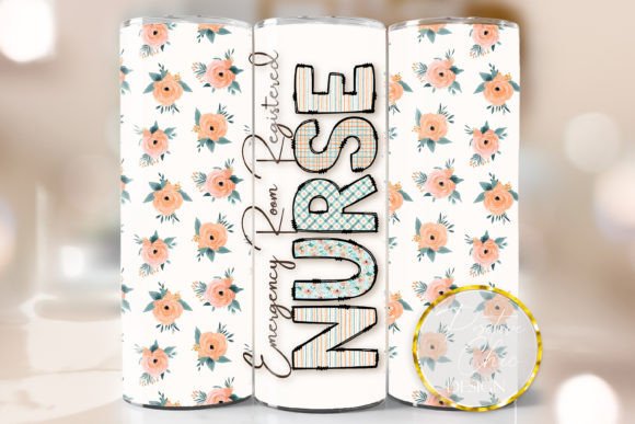 Emergency Room Nurse Floral Tumbler Wrap Review