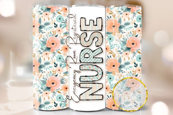 Floral Emergency Room Nurse Tumbler Wrap Review