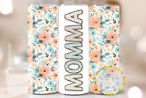 Floral Momma Tumbler Wrap Mother's Day Embroidery Review