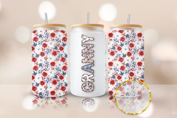 Granny Libbey Can Glass UVDTF 16 Oz Cup Design Review