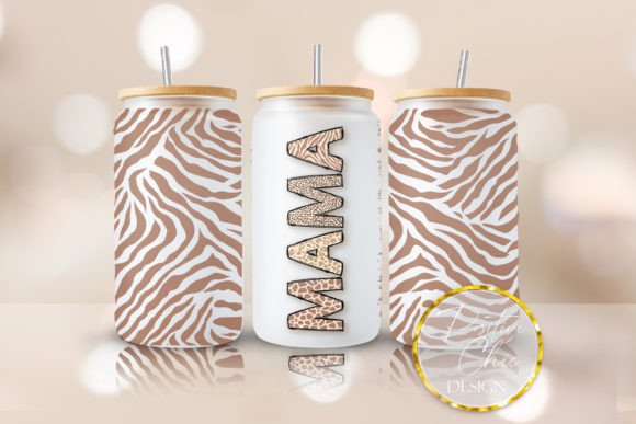 Mama 16 Oz Cup Wrap UVDTF Animal Print Review