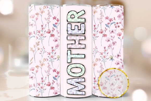 Mothers Day Tumbler Wrap Design