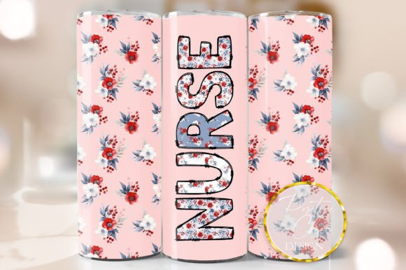 Nurse Floral Tumbler Wrap Sublimation Review