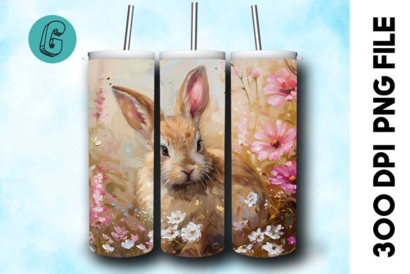 Oil Paint Easter Bunny Tumbler Wrap 21 Review