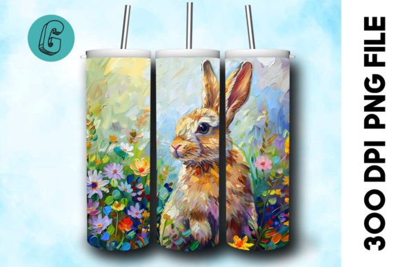 Oil Paint Easter Bunny Tumbler Wrap 35 Review