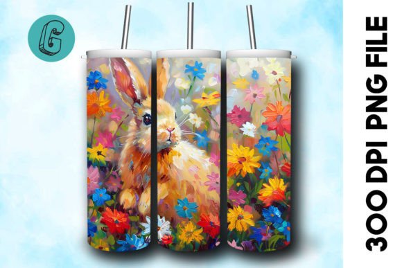 Oil Paint Easter Bunny Tumbler Wrap 39 Review