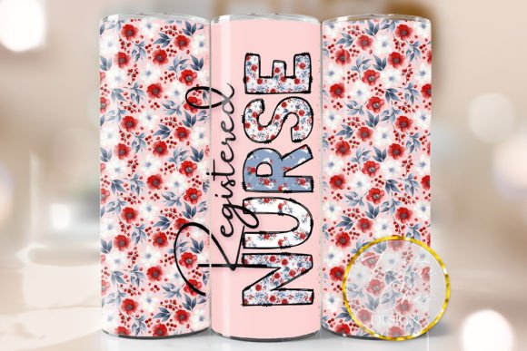 Registered Nurse Tumbler Wrap PNG 20 Oz Review