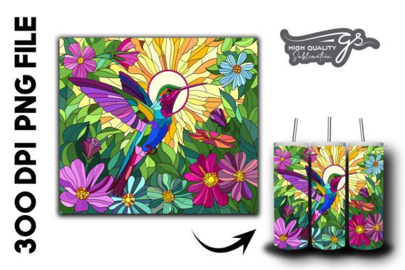 Stain Glass Hummingbird Tumbler Wrap 27 Review