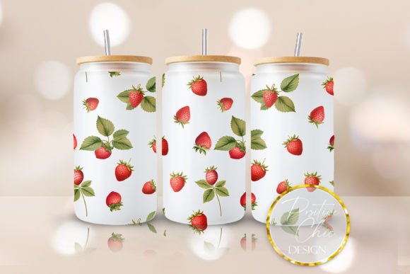 Strawberry Libbey Glass Can Wrap Tumbler Design Review