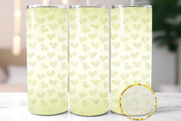 Tumbler Wrap Gold Glitter Hearts Design Review